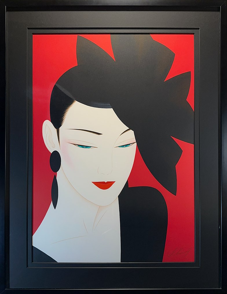 鶴田一郎　直筆サイン『風のミューズ』リトグラフ 0907E 鶴田一郎 直筆サイン『風のミューズ』リトグラフ 0907E